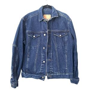 CALVIN KLEIN Vintage Oversized‎ Denim Trucker Jacket Small